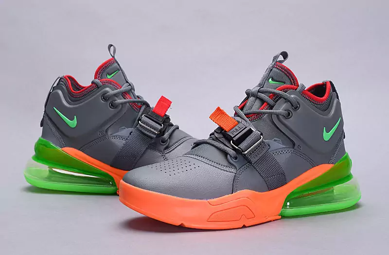 chaussures nike air force 270 basketball orange mix